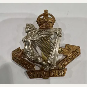 8th Royal Irish Hussars Cap Badge