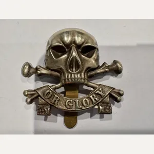 17th Lancers White Metal OR's Badge