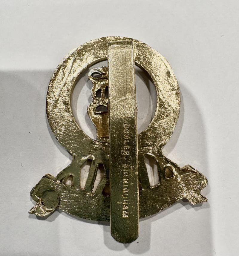 15th/19th Lancers Anodised/Staybrite Cap Badge — image 2