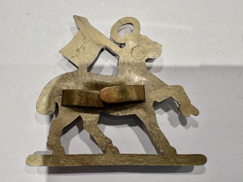 Plastic Economy Cap Badge. Royal West Surrey — image 2