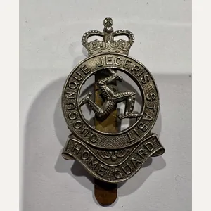 Isle of Man Home Guard Cap Badge 1951- 1957