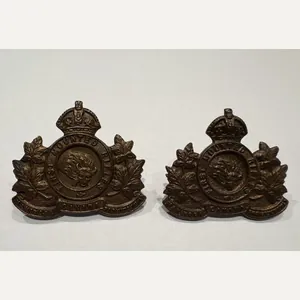 First Mounted Rifles Collar Badges