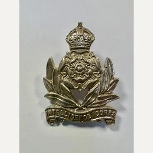 Silvered Intelligence Corps Sweetheart Brooch