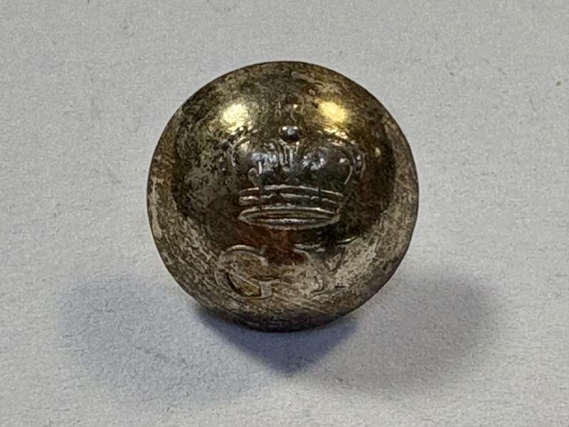 6 Silver Georgian Closed-back Coatee Buttons - 'GY' — image 3