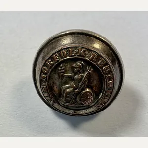 Silver-Plated Button: The Norfolk Regiment