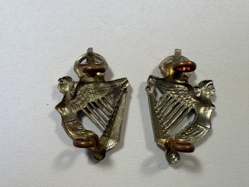A pair of 8th Royal Irish K.C. collar badges — image 2