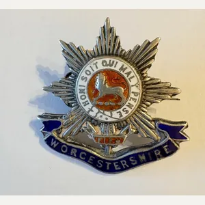Scarce Worcestershire Reg't Sweetheart Brooch C. WW1