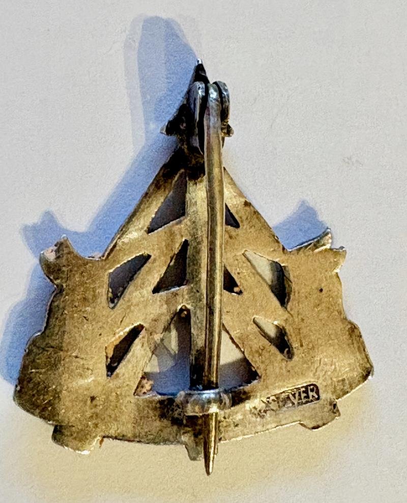 Reconnaissance Corps Sweetheart Brooch. Silver — image 2