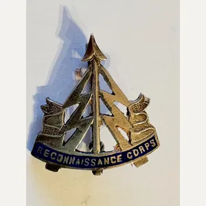 Reconnaissance Corps Sweetheart Brooch. Silver