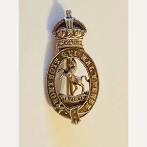 Royal West Kent K.C. Sweetheart Brooch