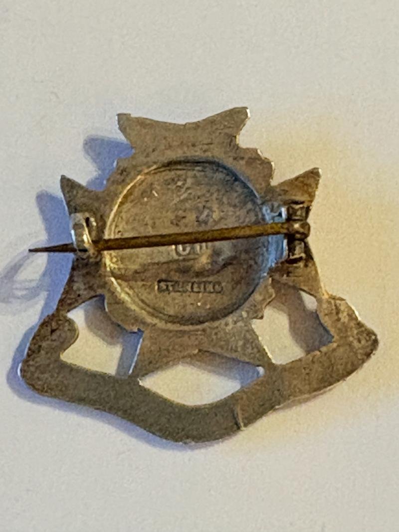 First Surrey Rifles 21st County of London Sweetheart Brooch — image 2