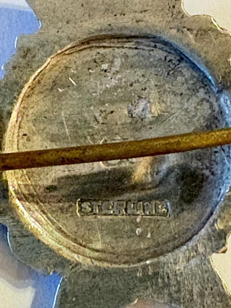 First Surrey Rifles 21st County of London Sweetheart Brooch — image 3