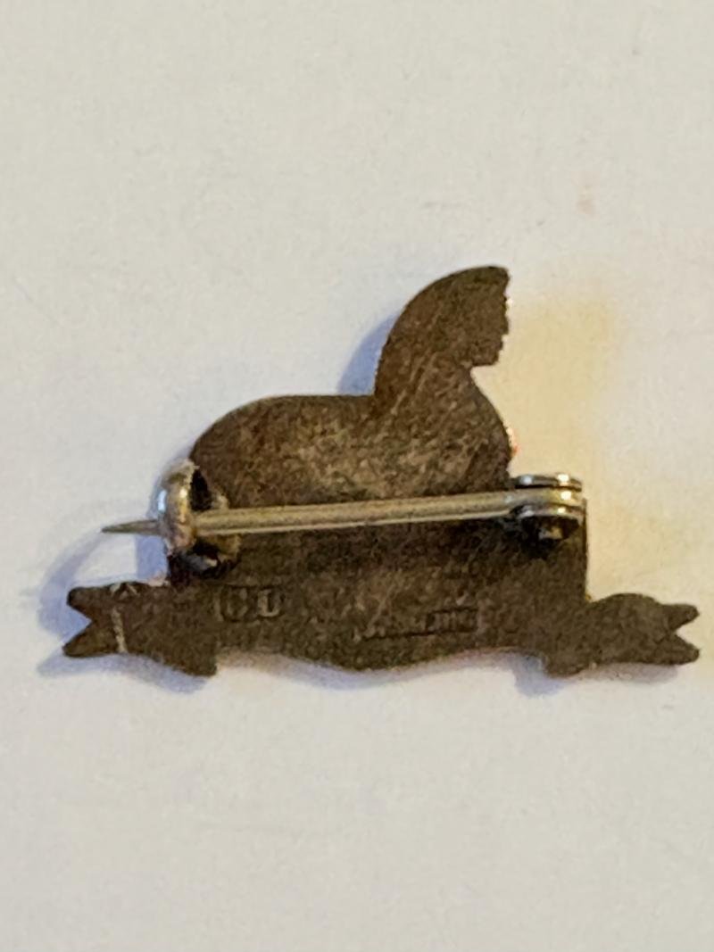 Lincolnshire silver & enamel Sweetheart Brooch — image 2