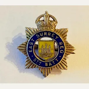 5th East Surrey Regiment Batt'n Sweetheart Brooch