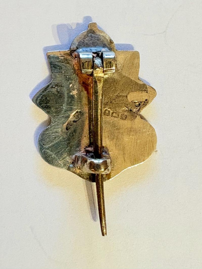 Scarce. Notts & Derby, Sherwood Foresters Silver & Enamel Sweetheart Brooch — image 2