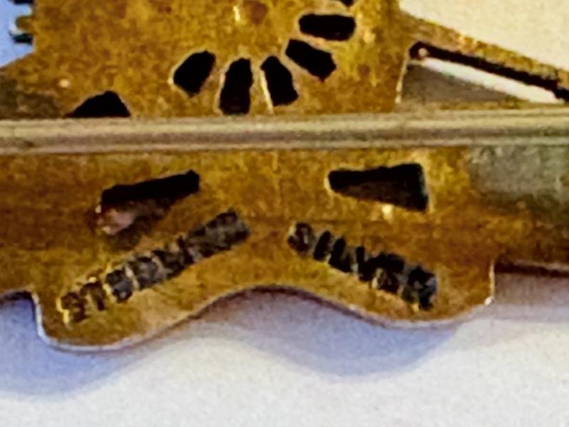 H.A.C. Honorable Artillery Company Silver Sweetheart Brooch — image 3