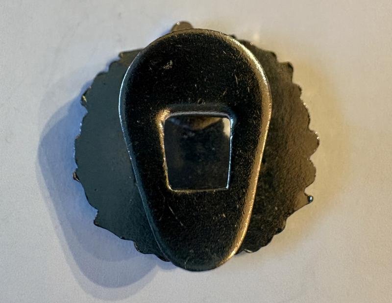 Cameron Highlanders Chrome & Enamel Lapel Badge — image 2