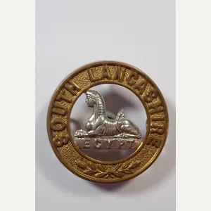 South Lancashire (Pre 1913) Helmet Plate Centre.
