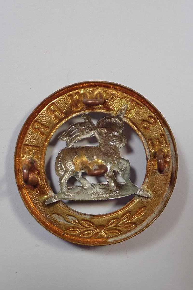 West Surrey Regiment (Pre 1913) Helmet Plate Centre. — image 3