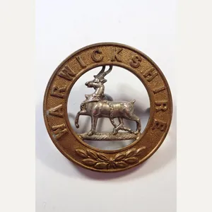 Warwickshire Regiment (Pre 1913) Helmet Plate Centre.