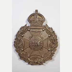 106th Hazara Pioneers WW1 Officers Shoulder Belt Plate.