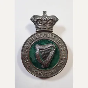 Connaught Rangers Victorian Officers (1881-1898) Glengarry Badge.