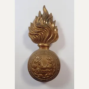 Lancashire Fusiliers Fur Cap Grenade Cap Badge.