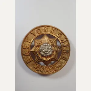 East Yorkshire Regiment Pre 1913 Helmet Plate Centre.