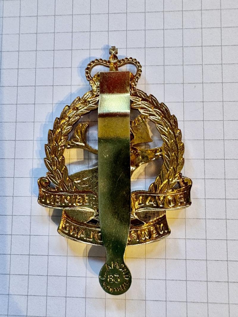 Royal Newfoundland Regiment. Canadian Cap Badge — image 2