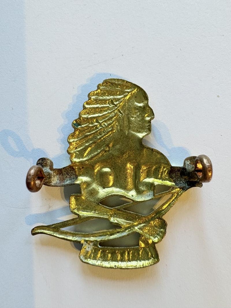 Canadian Cap Badge. 10th Brant Dragoons — image 2