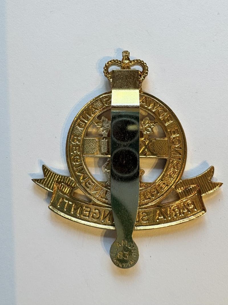 Canadian Cap Badge. 17th The Prince Edward's Island Reg't — image 2