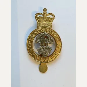 Canadian Officer's Cap Badge. Princess Patricia's Canadian L.I