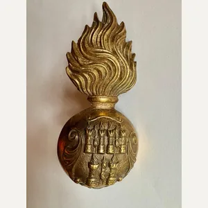 Royal Dublin Fusiliers Fur Grenade Badge