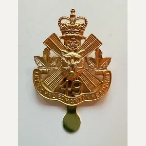 Canadian Cap Badge. 49th The Loyal Edmonton Reg't