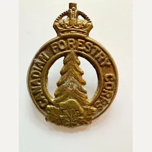 Canadian Cap Badge. K C Forestry Corps