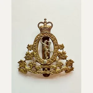Canadian Cap Badge. Royal Canadian Corps of Signals.