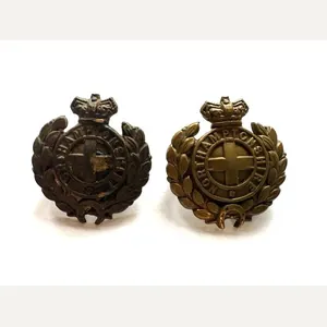Pair of Victorian Northamptonshire Collar Badges