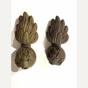 A Pair of Royal Welsh Fusiliers Bronze Collar badges