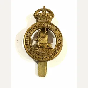 The Hertfordshire Regiment Cap Badge
