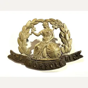 Early pattern. The Norfolk Regiment Circa WW1