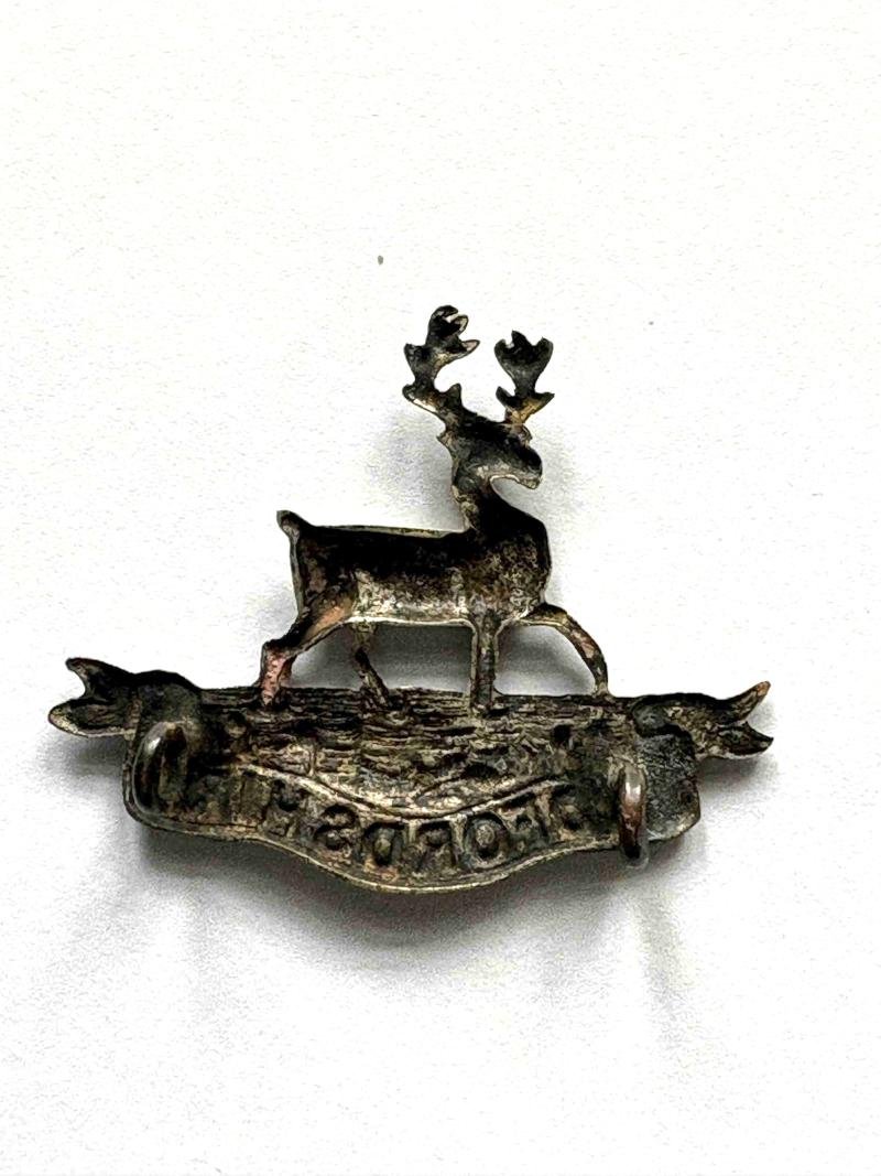 BEDFORDSHIRE: Rare, Silver die-stamped Collar Badge — image 2
