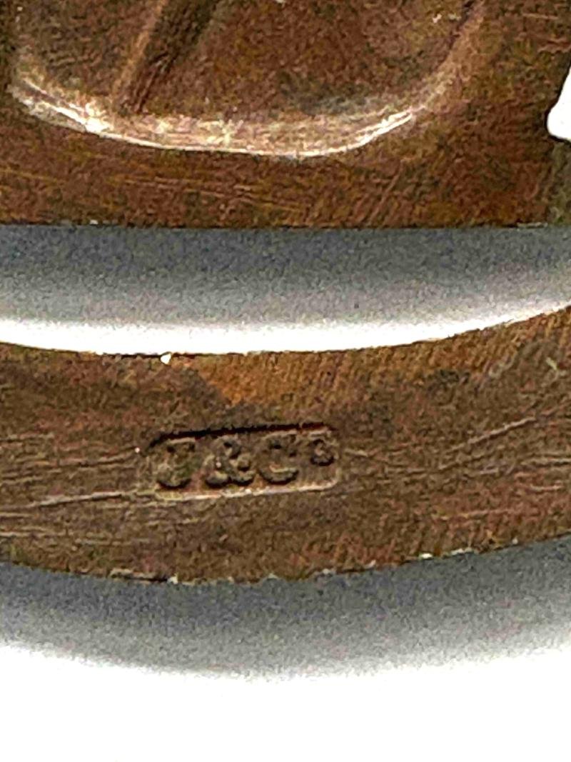 Officer's Collar badge: The Norfolk Regiment - Bronze. J & Co — image 2