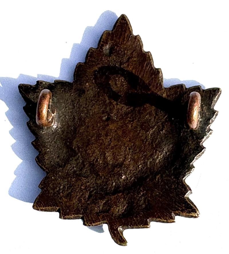 Canadian Collar/Small Cap Badge. CEF. 102 North B.C. — image 2