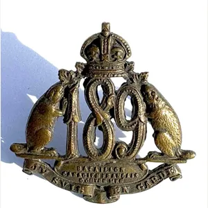 Canadian Collar Badge. CEF. 189 Bataillon. Rare