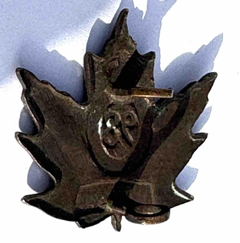 Canadian Collar Badge. CEF. 98th Lincoln & Welland — image 2