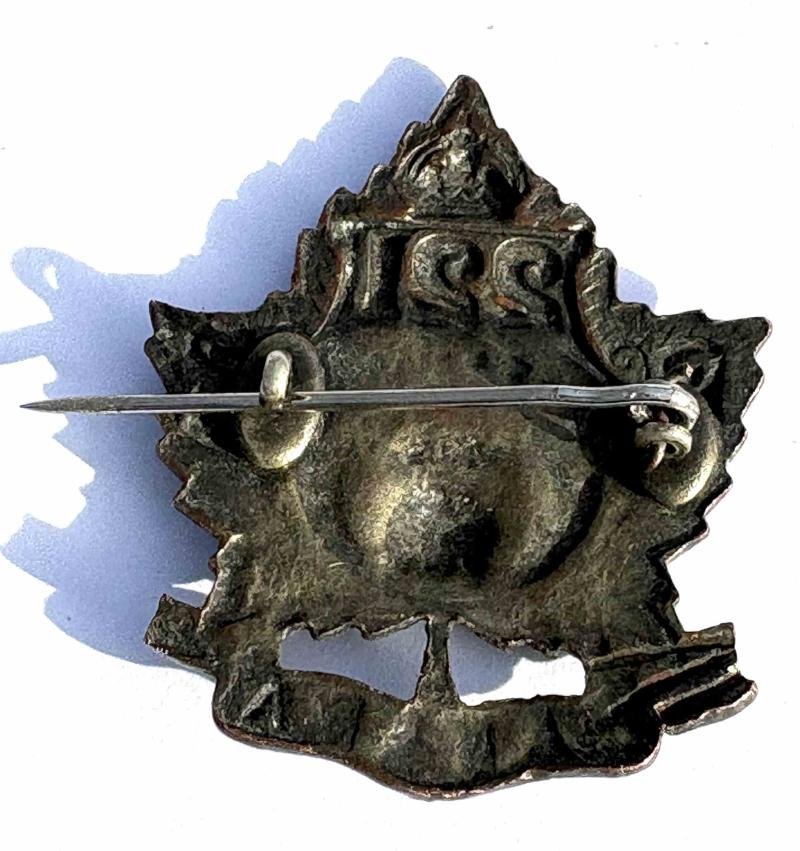 Canadian Collar Badge/Sweetheart. CEF. 221st Overseas B'n — image 2