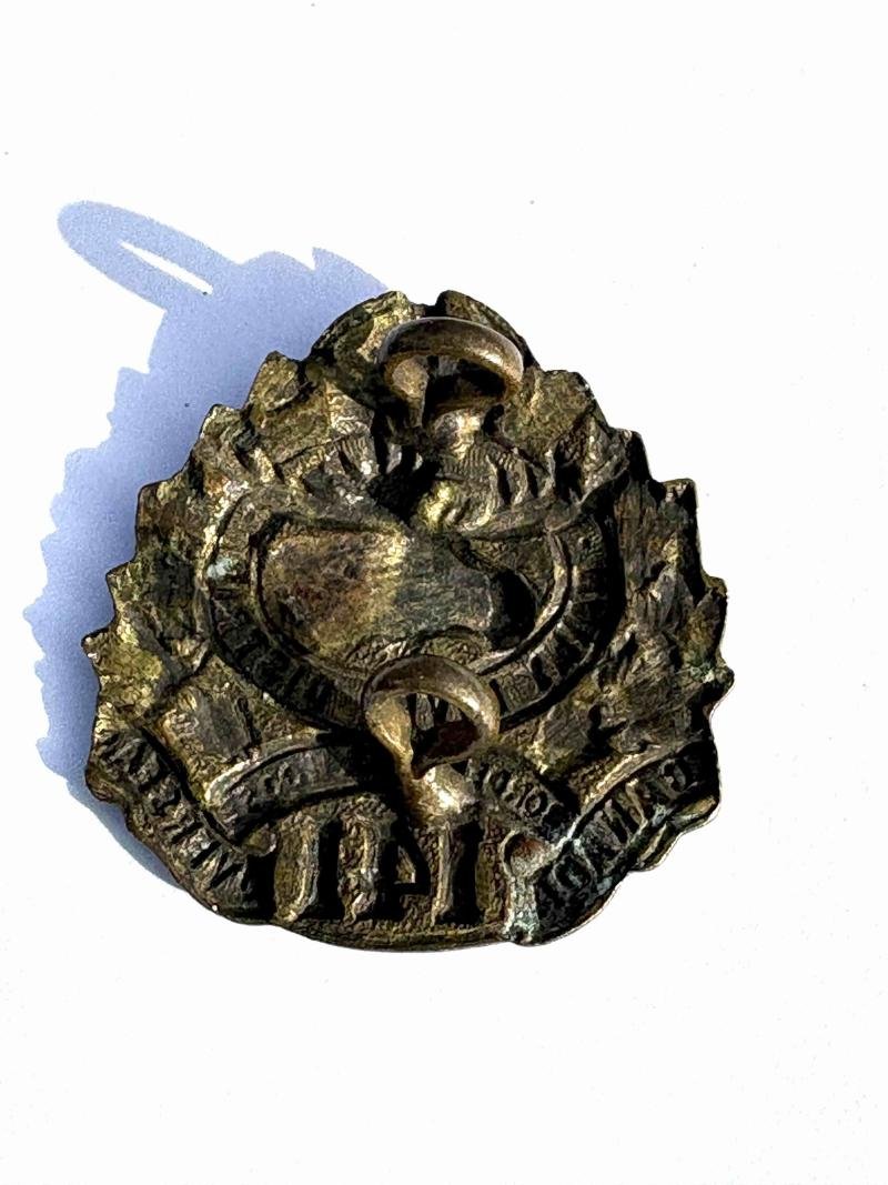 Canadian Collar Badge. CEF. 141st Rainy River District — image 2