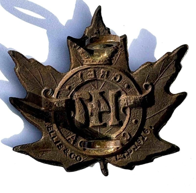Canadian Collar Badge. CEF. 147th — image 2