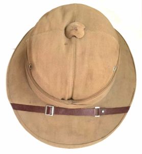 Viet Minh early North Vietnamese Army Khaki Pith Helmet