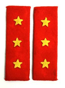WW2 Japanese Army Superior Private Shoulder Boards Pair Exc